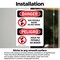 Signmission Safety Culture Sign, 7 in Width, Vinyl Decal, Rectangle, Bilingual OS-2PACK-DS-D-710-VS-1501 - alternate 3